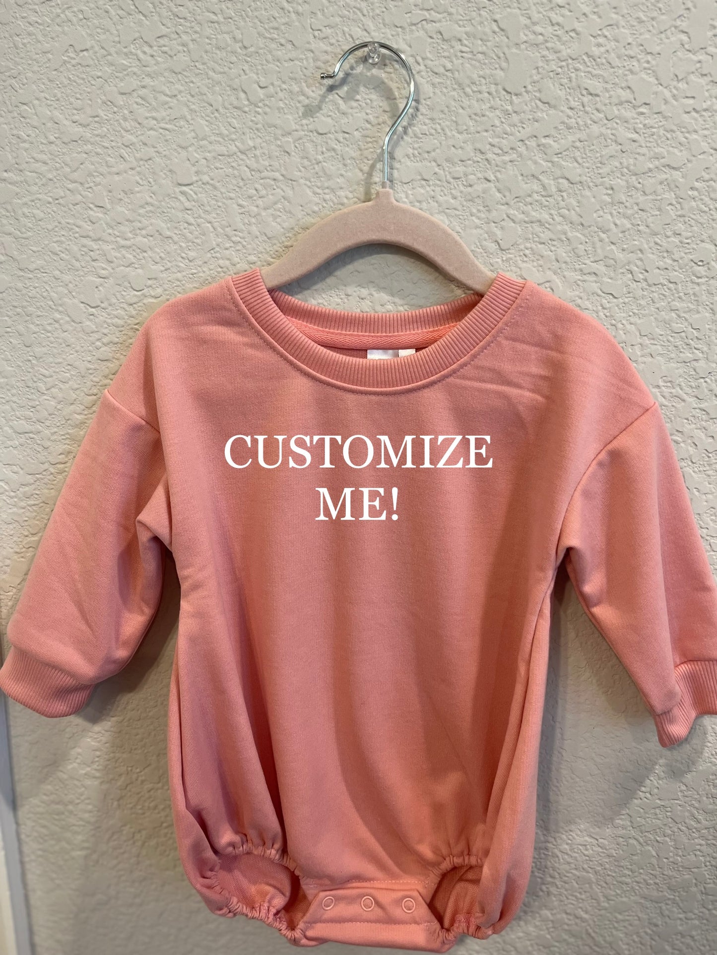 Customized Sweatshirt  Rompers