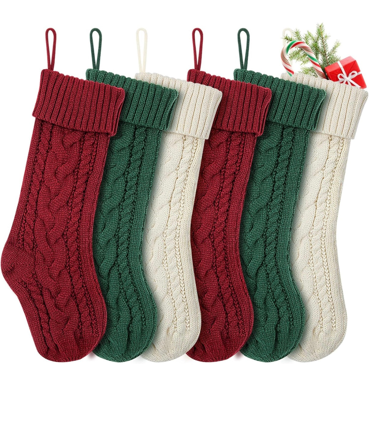 Custom Hand Embroidered Stockings
