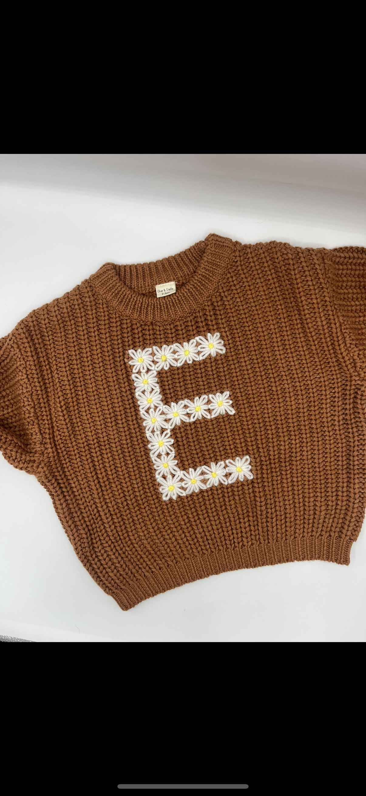 Initial Design Knit Sweaters