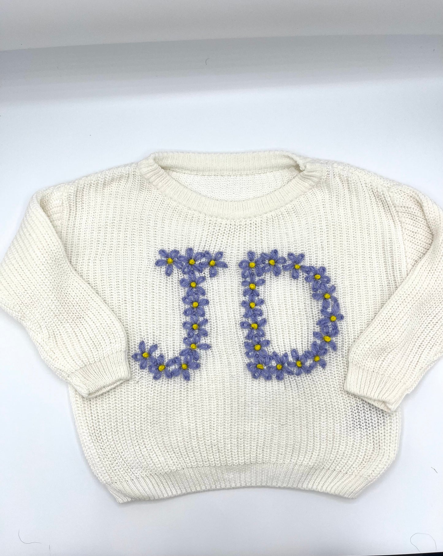 Initial Design Knit Sweaters