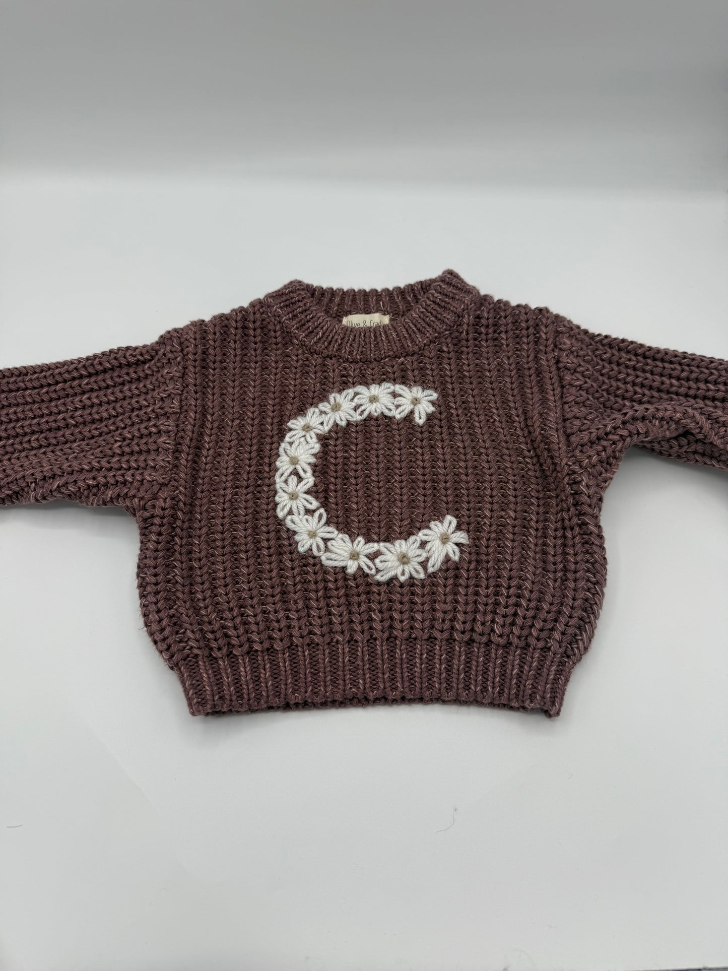 Initial Design Knit Sweaters