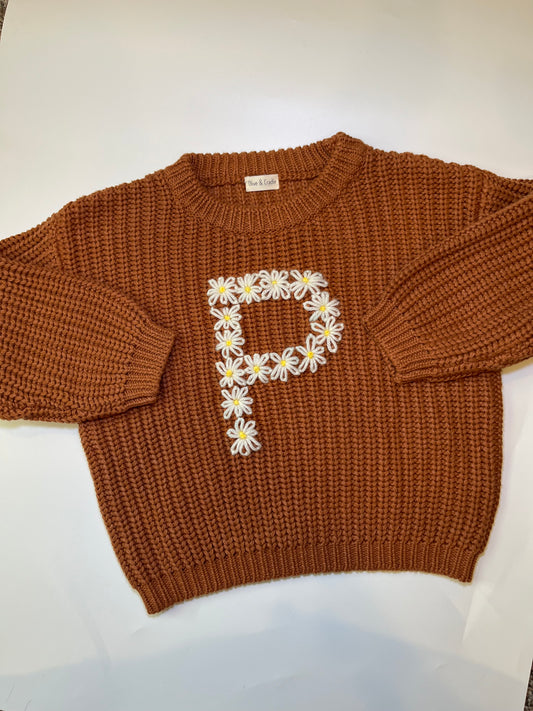 Initial Design Knit Sweaters