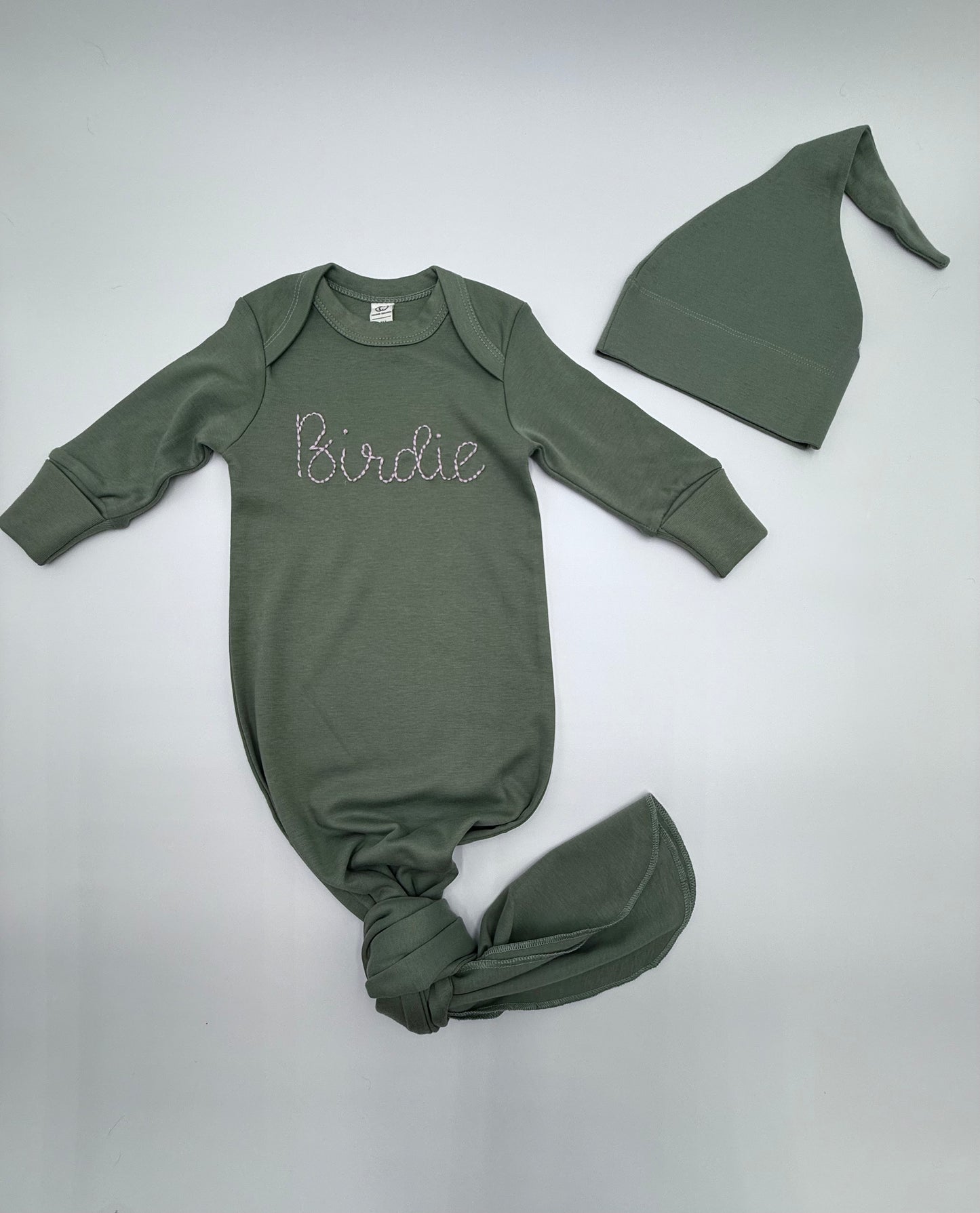 Customized Infant Gown & Hat
